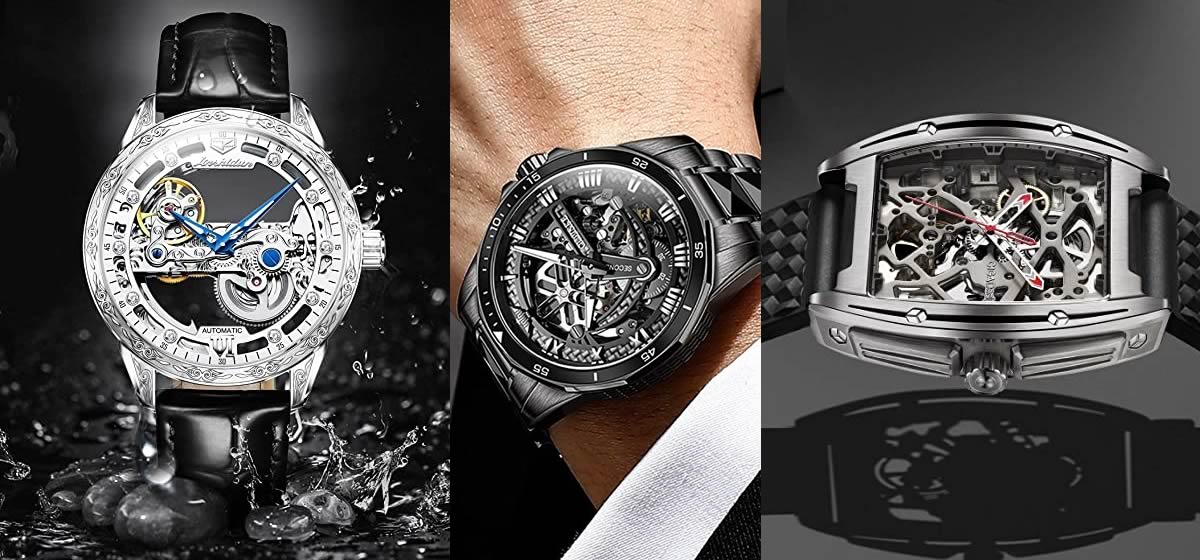 22 Amazing Skeleton watches, Mechanical watches and Sports watches to buy online
